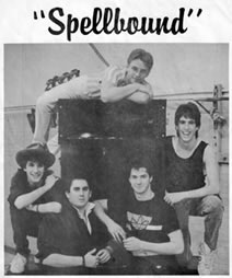 The band Spellbound in 1985