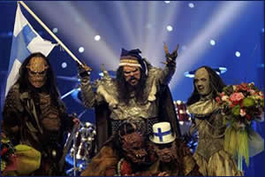 Finnish hard rock group Lordi